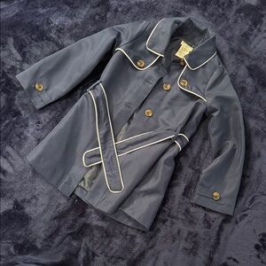 Max Studio Navy Pea Coat Set